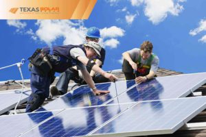 Solar Panel Installing a Solar Panel