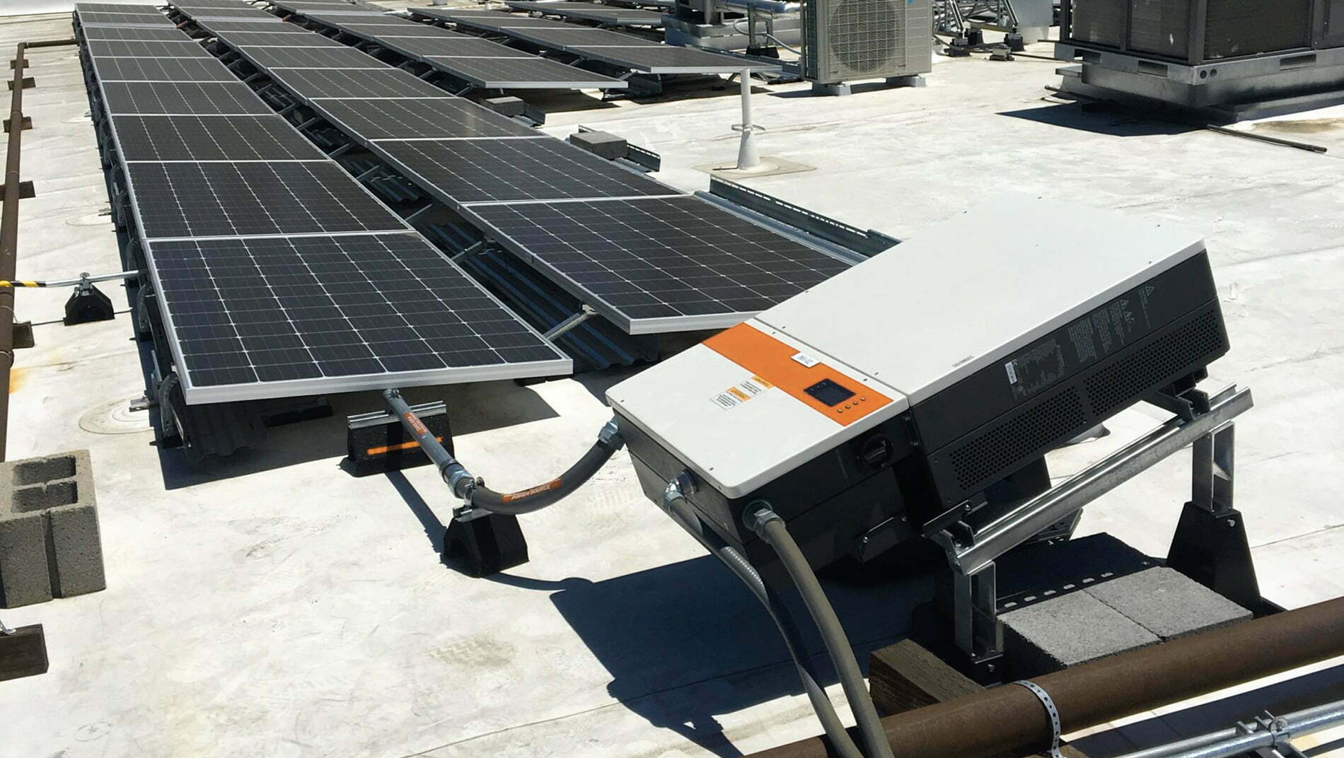 Solar-Panels-And-A-Solar-Inverter